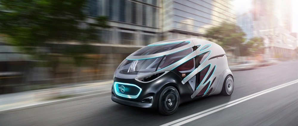 imagen 1 de Vision Urbanetic, el vehículo con el que Mercedes se suma a la conducción autónoma y eléctrica.