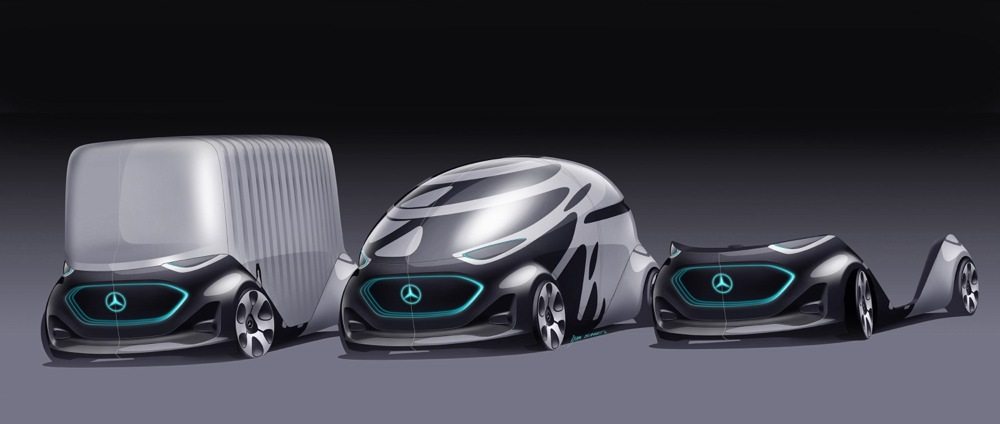 imagen 4 de Vision Urbanetic, el vehículo con el que Mercedes se suma a la conducción autónoma y eléctrica.