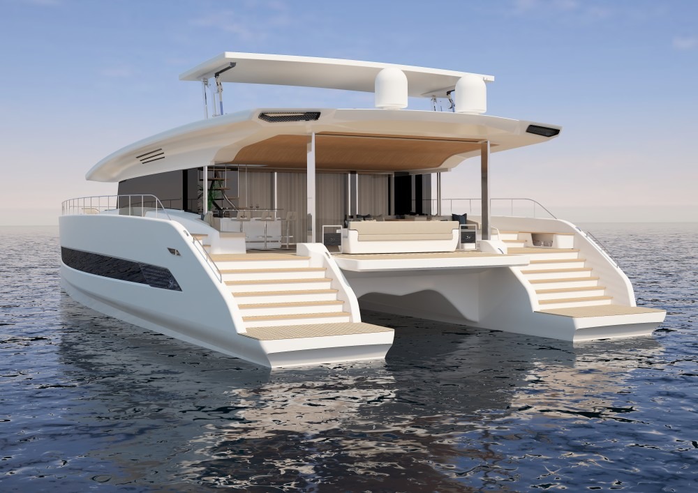 imagen 7 de Silent 79, un catamarán como una casa.