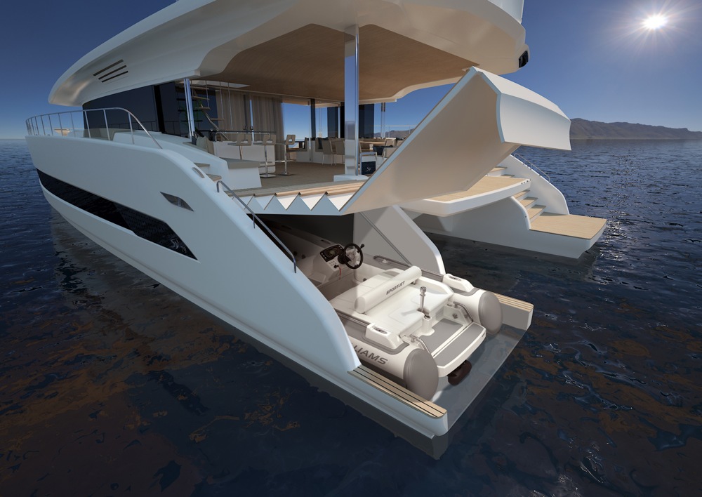 imagen 8 de Silent 79, un catamarán como una casa.