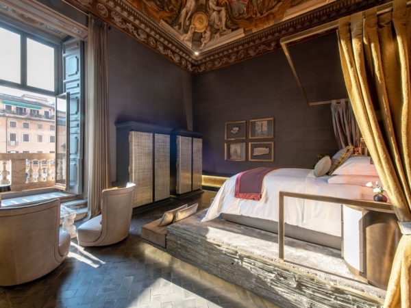 Un hotel para viajar a Roma y dormir como un Papa (o un aristócrata…). 15