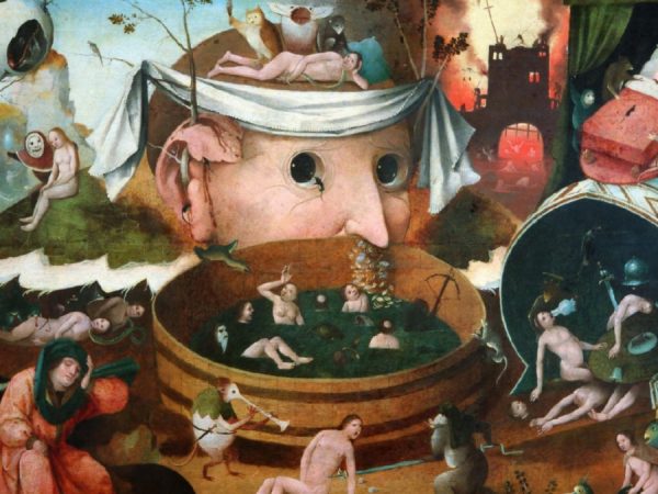 El diablo, el mundo de los Brueghel y Antoine Roegiers.