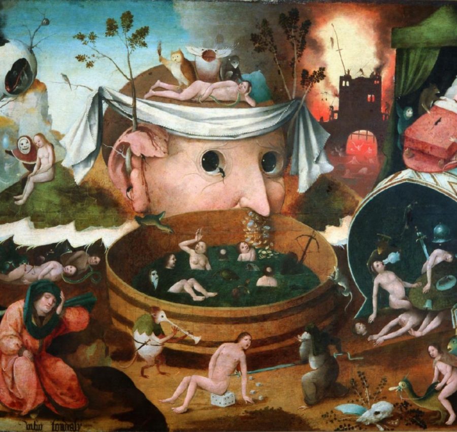 El Diablo, tal vez. El mundo de los Brueghel. Museo Nacional de Escultura, Palacio de Villena. Valladolid.