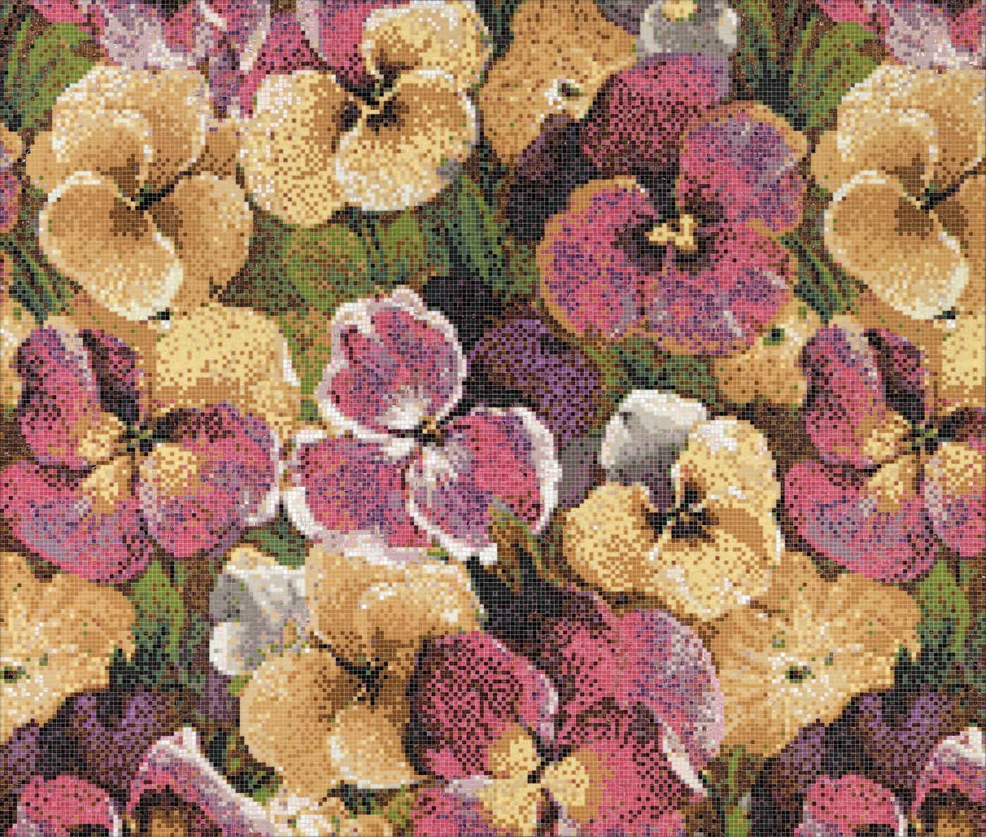 imagen 9 de Bisazza nos anima a alicatarnos con flores de primavera.