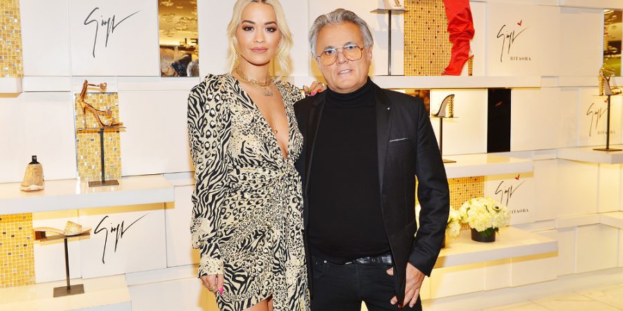 Giuseppe Zanotti para Rita Ora.