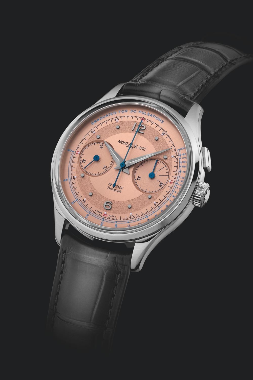 imagen 1 de Nuevo Montblanc Heritage Manufacture Pulsograph: un reloj elegante y… diferente.