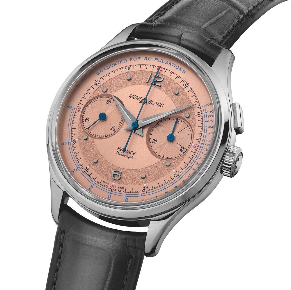 imagen 3 de Nuevo Montblanc Heritage Manufacture Pulsograph: un reloj elegante y… diferente.