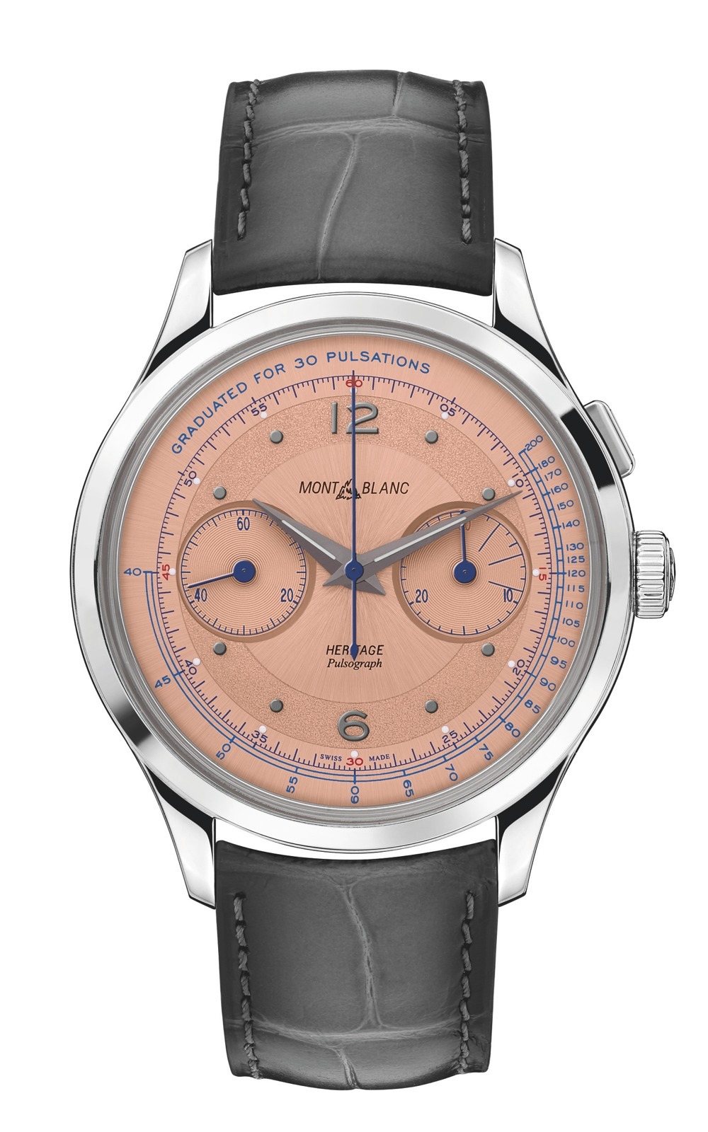 imagen 5 de Nuevo Montblanc Heritage Manufacture Pulsograph: un reloj elegante y… diferente.