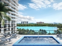 The Shoreline. Se alquilan apartamentos con laguna privada al norte de Miami.