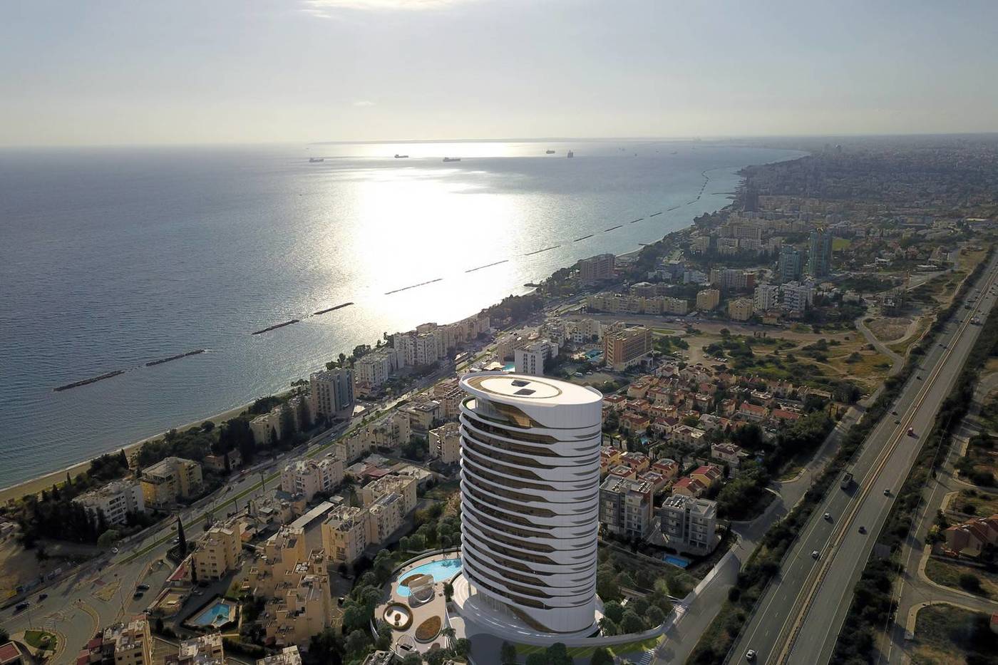 imagen 5 de Sixty6 Tower, diseñada por Pininfarina, será la torre más vanguardista de Chipre.