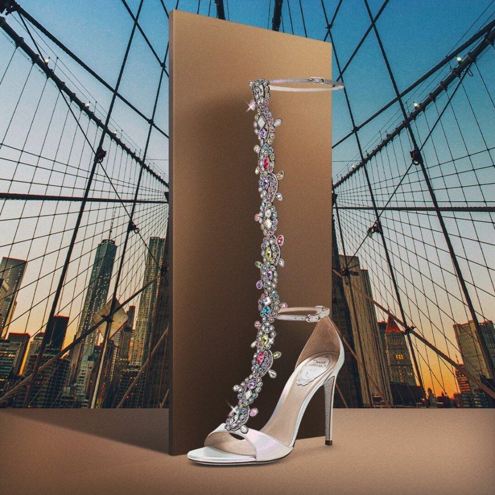 imagen 1 de La firma de zapatos de lujo René Caovilla presenta su colección para primavera-verano 2019.
