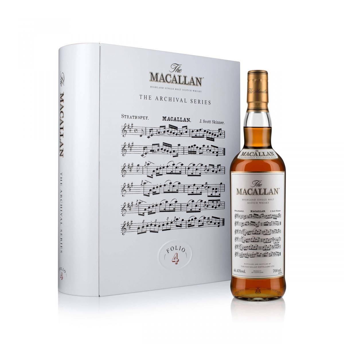 imagen 1 de The Macallan Archival Series Folio 4, el whisky más musical a subasta.
