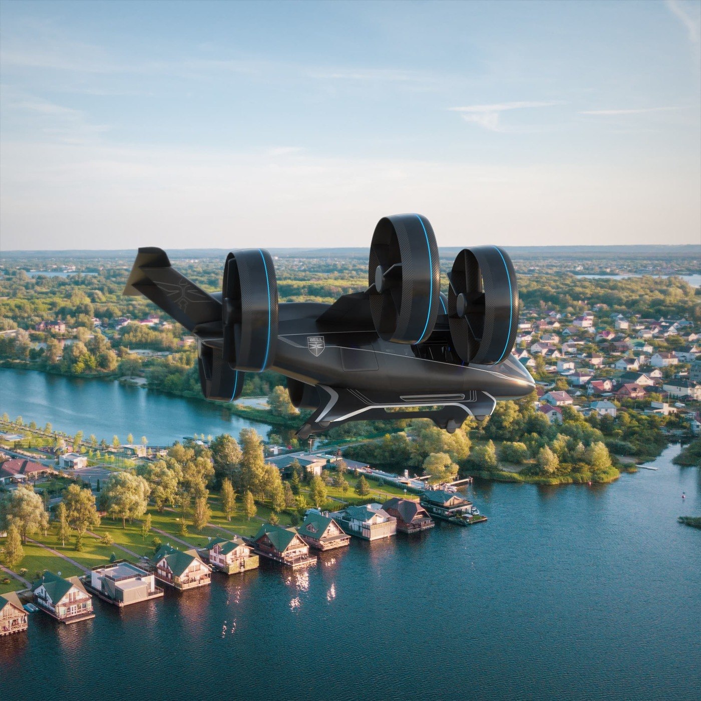 imagen 1 de Bell Nexus Flying Taxi ¿volaremos en taxi en 2023?
