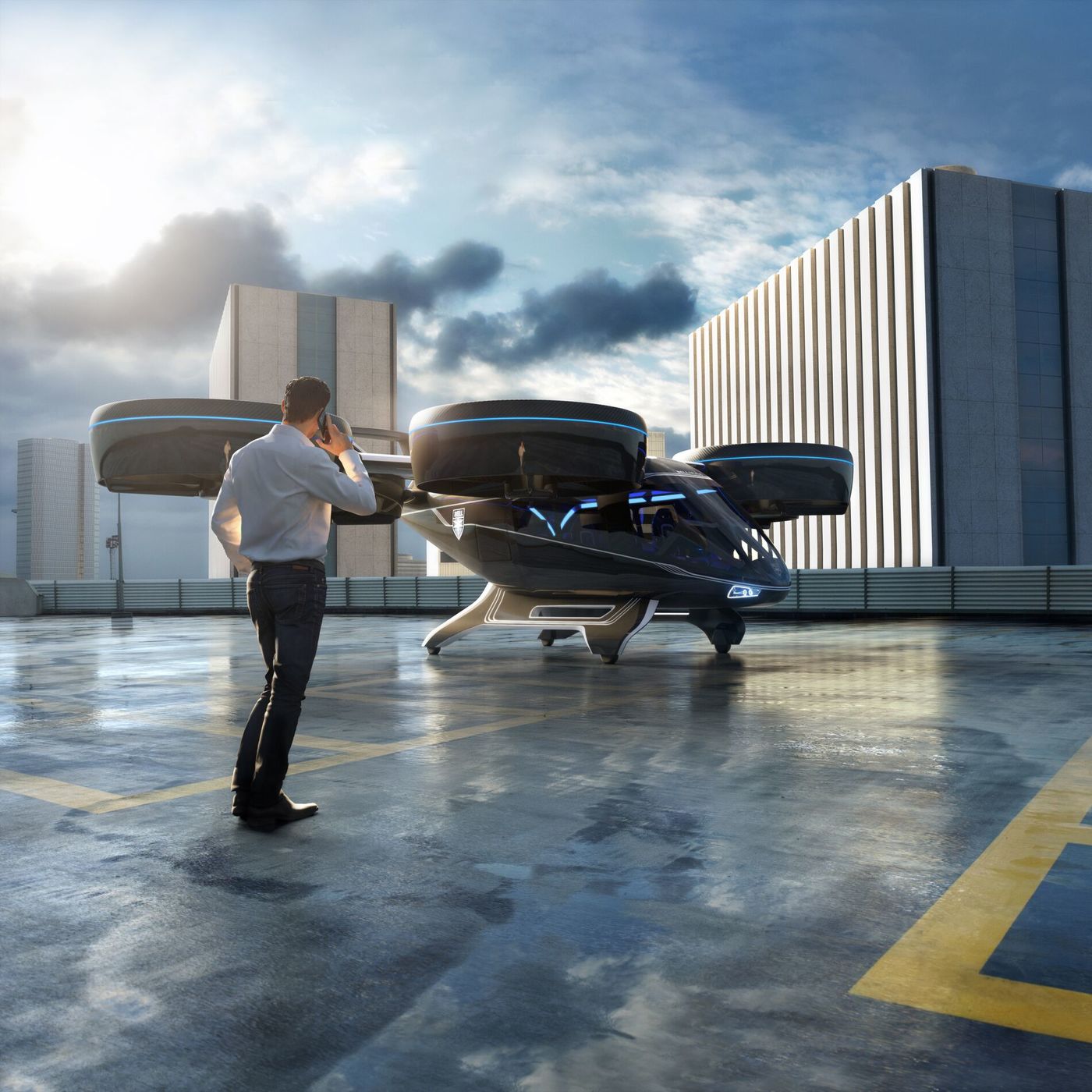 imagen 3 de Bell Nexus Flying Taxi ¿volaremos en taxi en 2023?