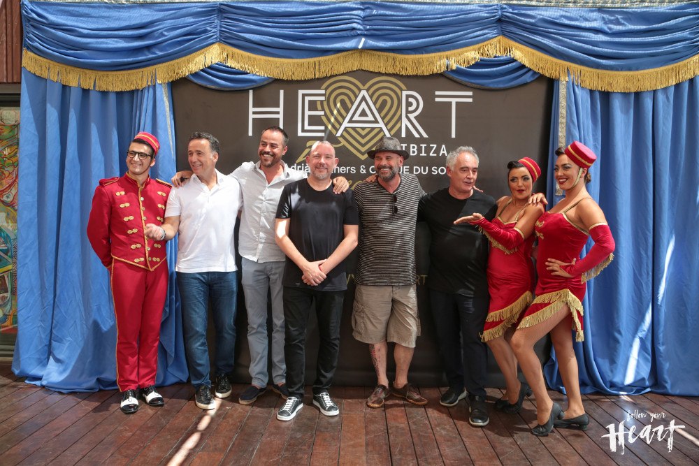 imagen 3 de Ferrán y Albert Adriá y Guy Laliberté nos cuentan los orígenes de Heart Ibiza.