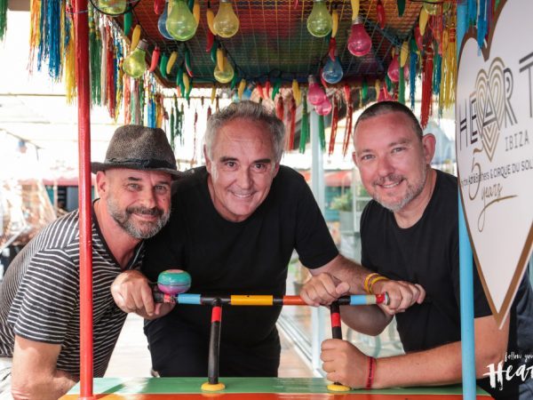 Ferrán y Albert Adriá y Guy Laliberté nos cuentan los orígenes de Heart Ibiza.