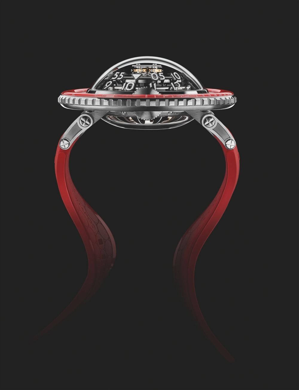 imagen 10 de MB&F HM7 Aquapod Platinum Red.