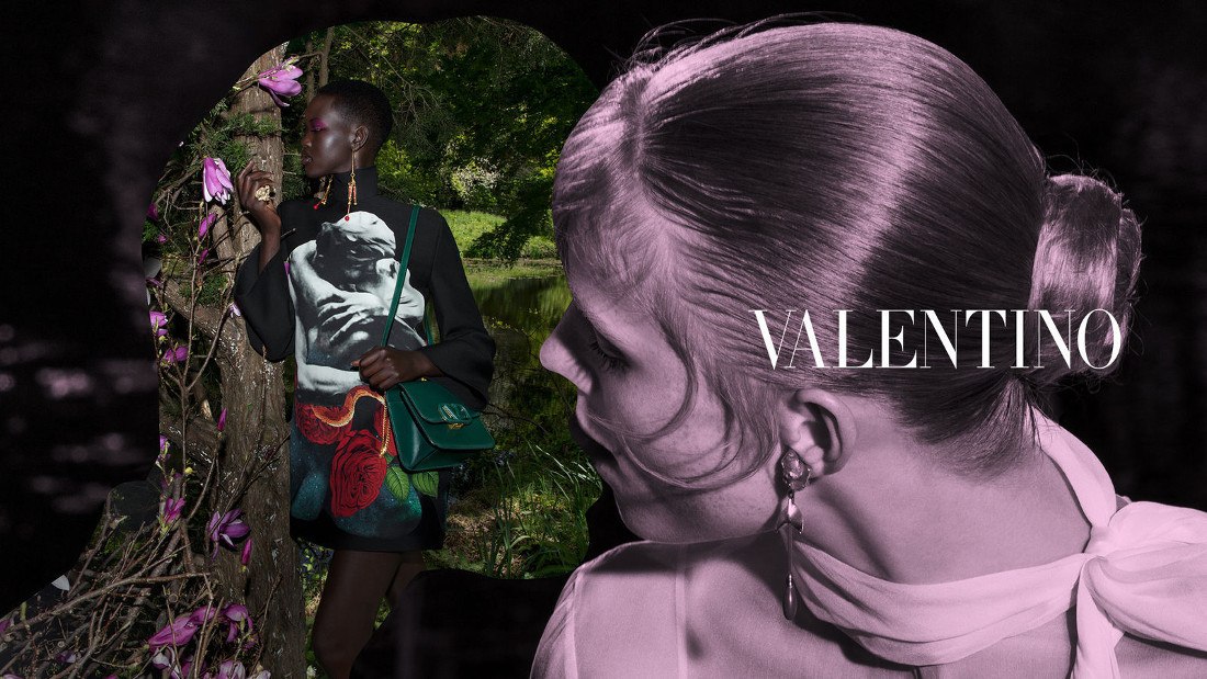 imagen 1 de Valentino se vuelve romántico en su nueva campaña para el otoño 2019.