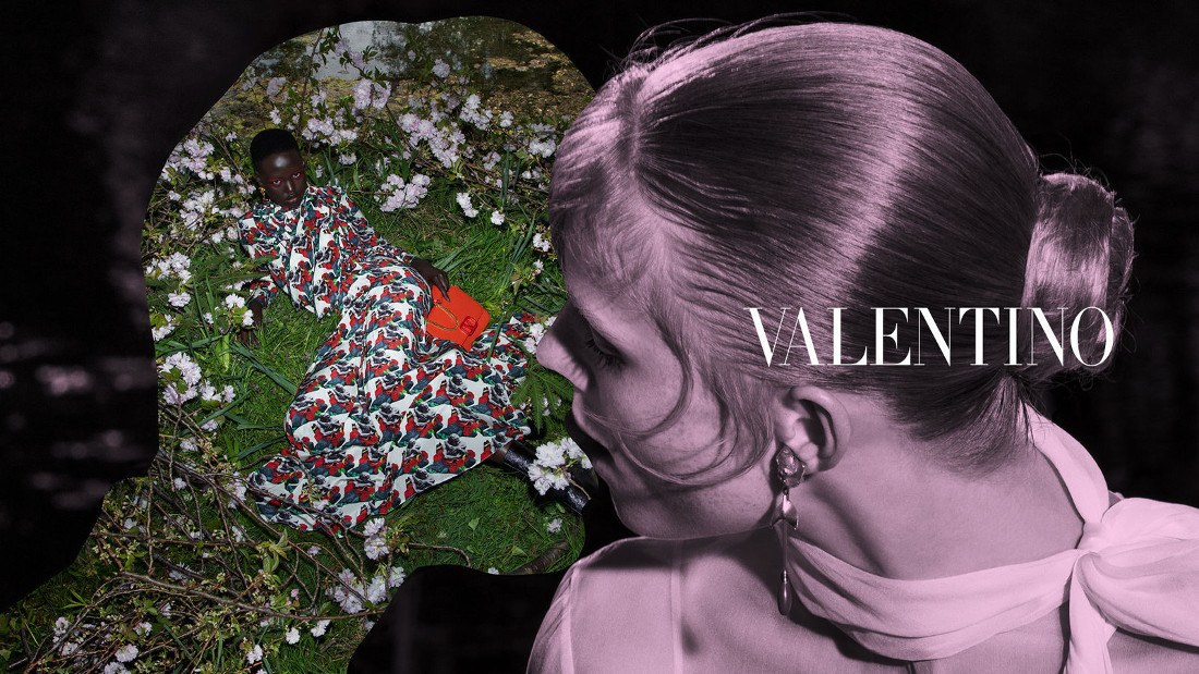 imagen 2 de Valentino se vuelve romántico en su nueva campaña para el otoño 2019.