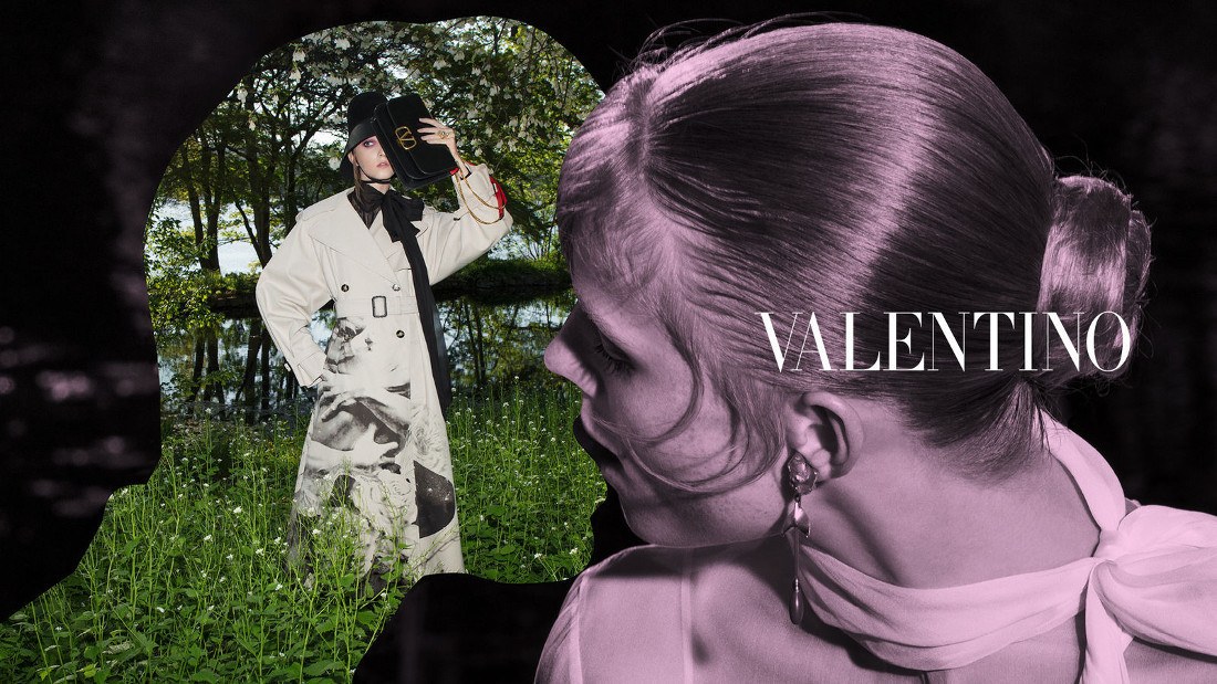 imagen 3 de Valentino se vuelve romántico en su nueva campaña para el otoño 2019.