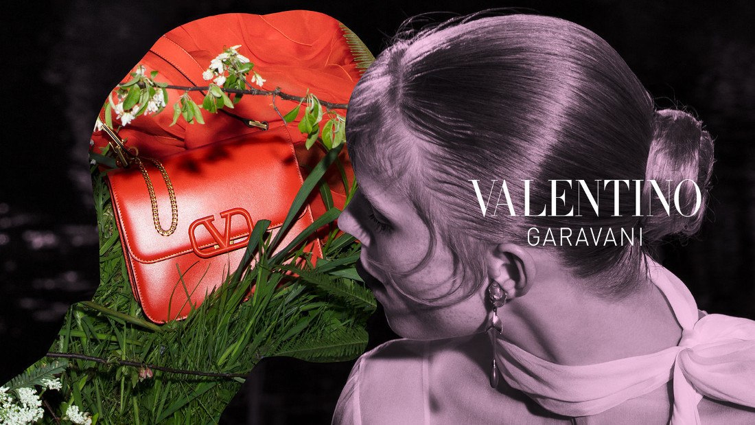 imagen 4 de Valentino se vuelve romántico en su nueva campaña para el otoño 2019.