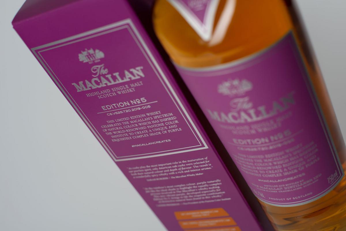 imagen 4 de The Macallan Edition N.5, la cara espirituosa del color púrpura.