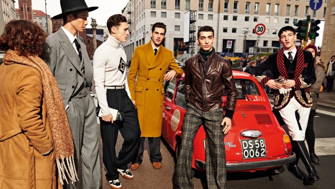 imagen 1 de Los hombres de invierno de Dolce & Gabbana.