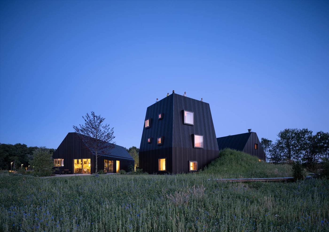 imagen 9 de Villa Vught, la versión moderna de una casa rural holandesa.