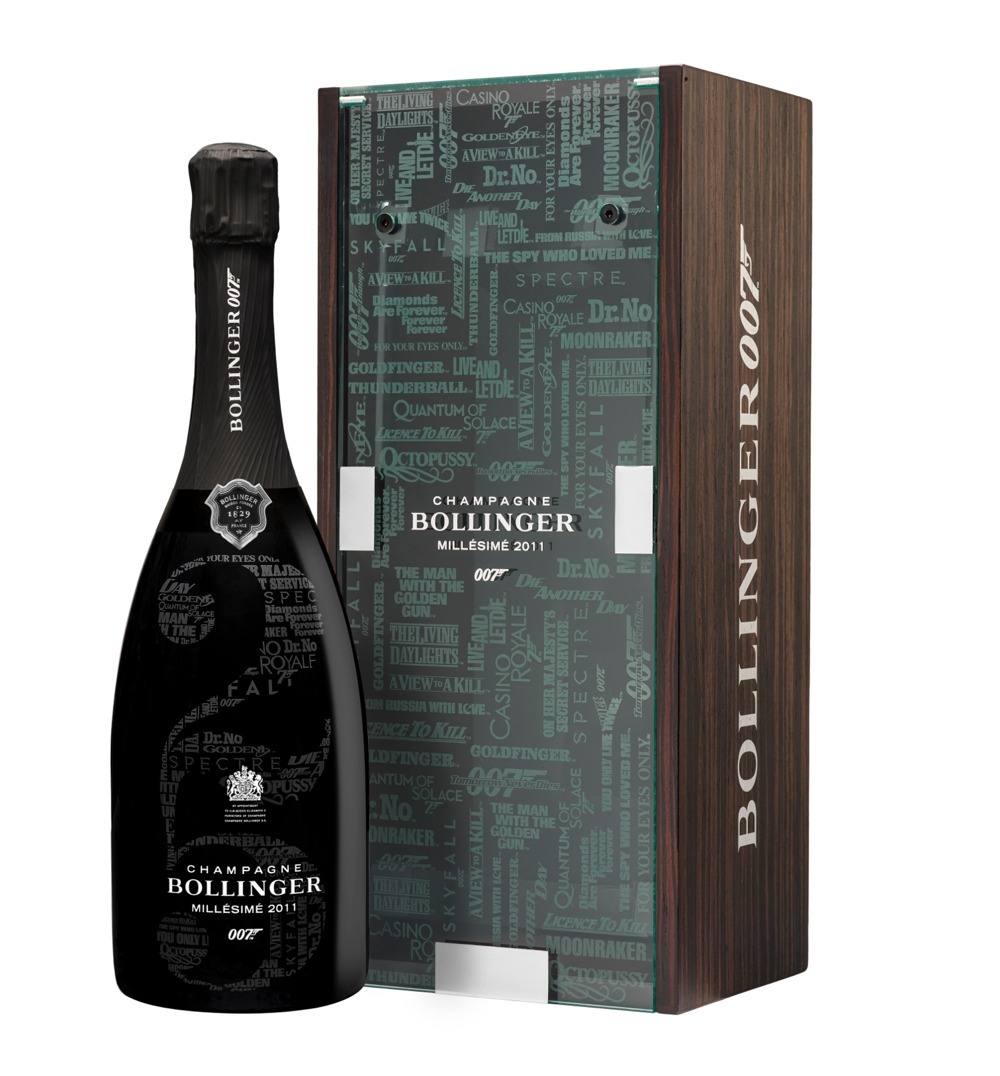 imagen 3 de Bollinger y James Bond celebran 40 años juntos con una botella de champagne Bollinger Millésimé 2011.