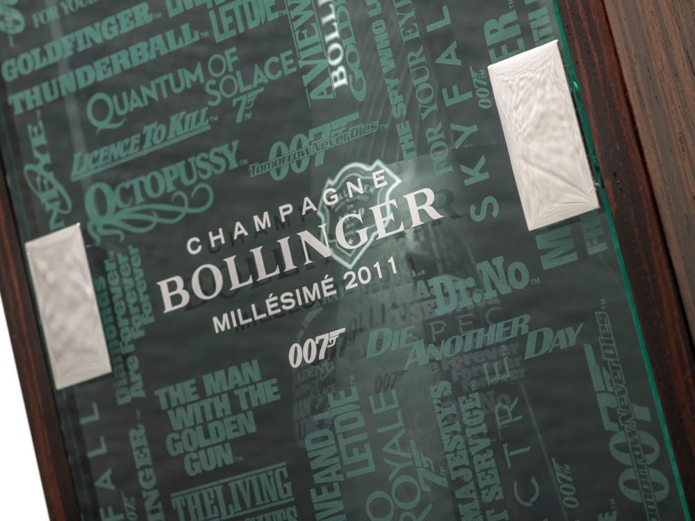 imagen 5 de Bollinger y James Bond celebran 40 años juntos con una botella de champagne Bollinger Millésimé 2011.