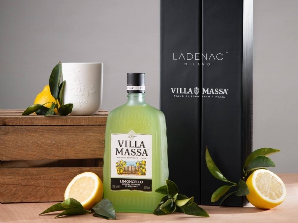 De limoncello y limón, así es el sugerente pack de regalo de Villa Massa y Ladenac Milano.