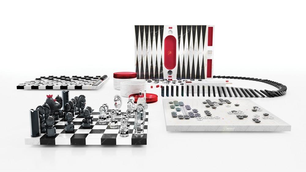 imagen 1 de El set de juegos de mesa más bello del mundo es de mármol y cristal, de Marcel Wanders y Baccarat.