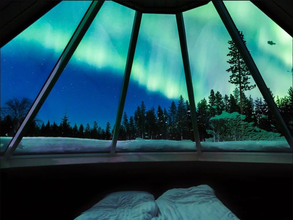 imagen 4 de Casas para dormir bajo la aurora boreal.