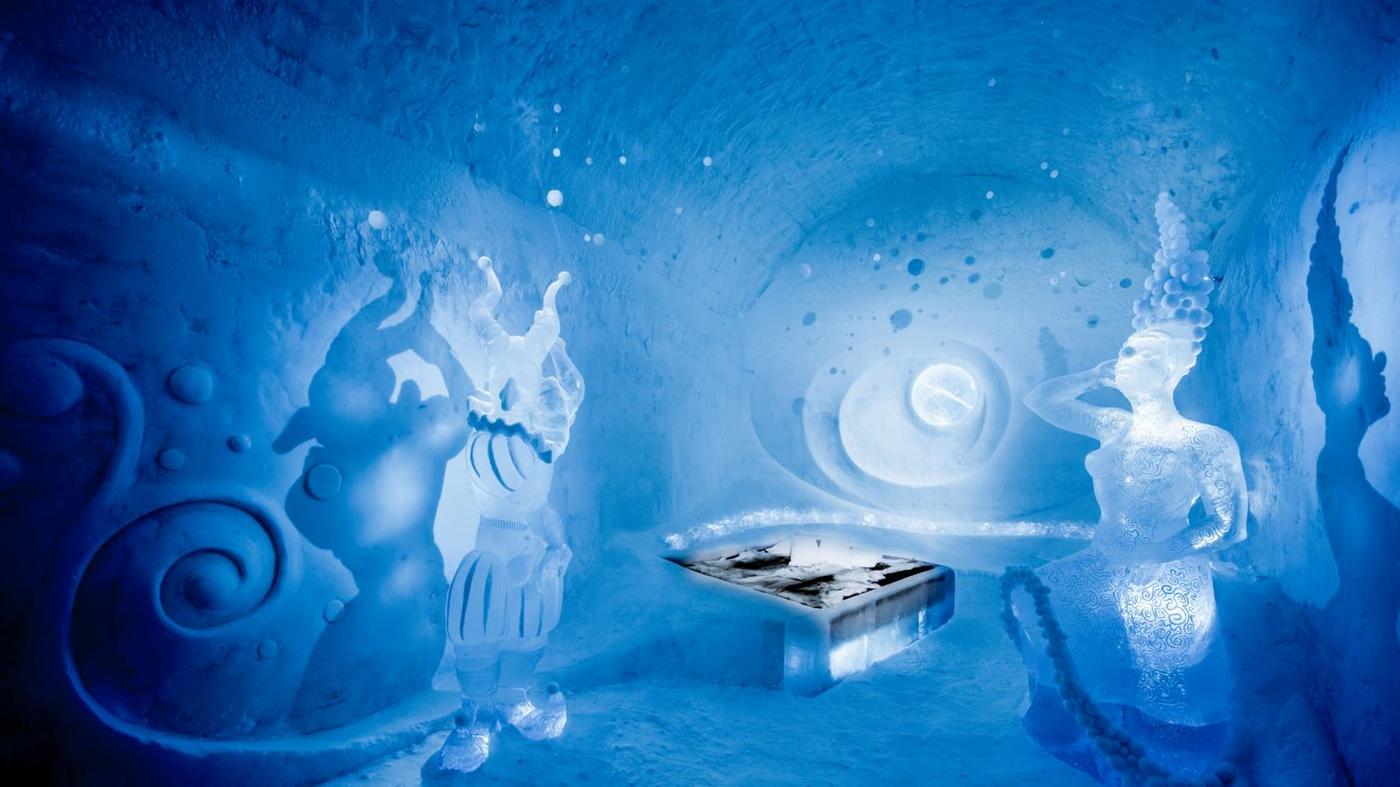 imagen 2 de Icehotel, el hotel de hielo, ha abierto sus suites de invierno con mucho arte.