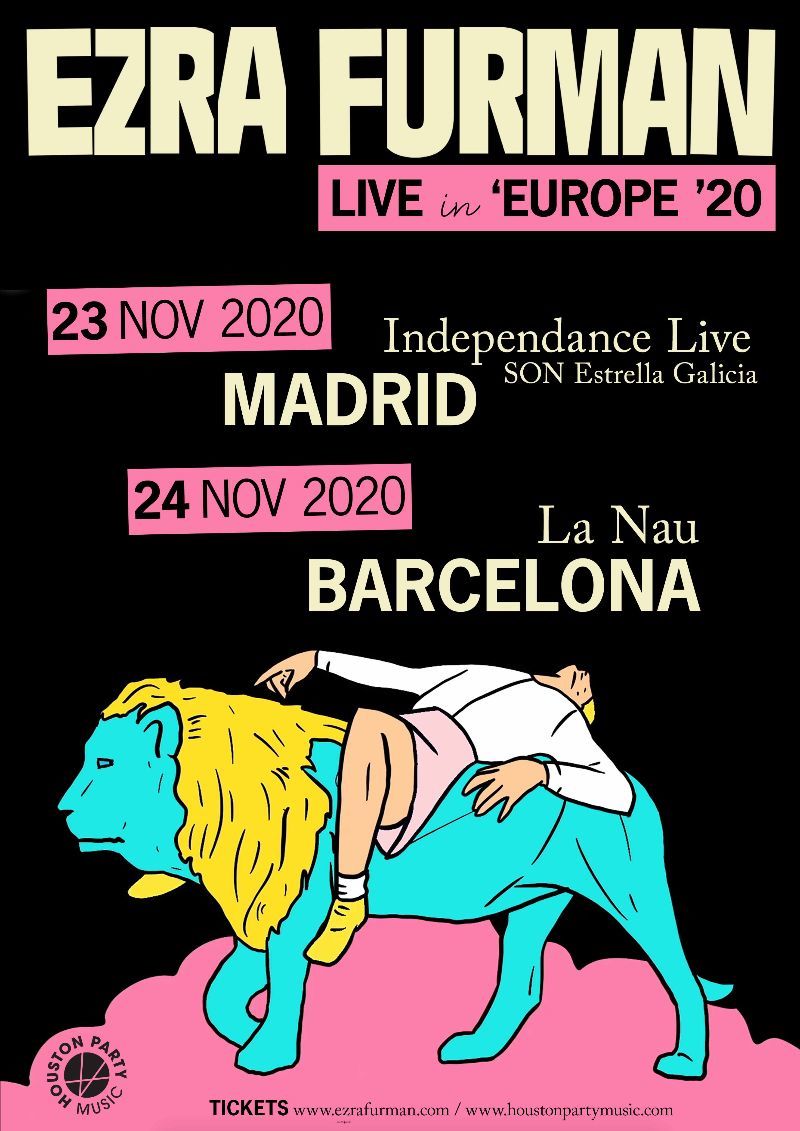 imagen 1 de Ezra Furman actuará en Madrid y Barcelona en el mes de noviembre.