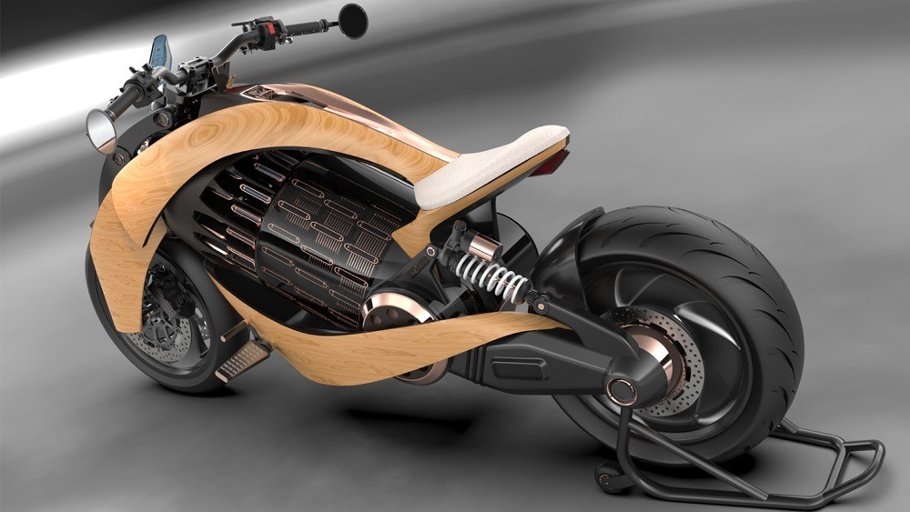 imagen 1 de Newron Motors presenta una motocicleta artesanal.
