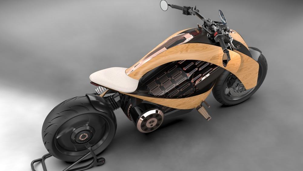 imagen 3 de Newron Motors presenta una motocicleta artesanal.
