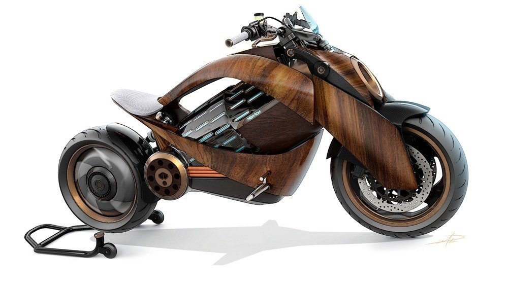 imagen 6 de Newron Motors presenta una motocicleta artesanal.