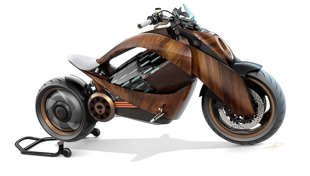 imagen 7 de Newron Motors presenta una motocicleta artesanal.