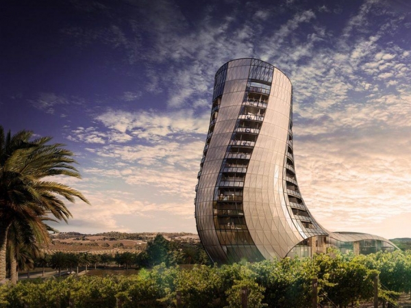 Oscar Seppeltsfield, un espectacular hotel de 6 estrellas en Australia que se inaugurará en 2022.