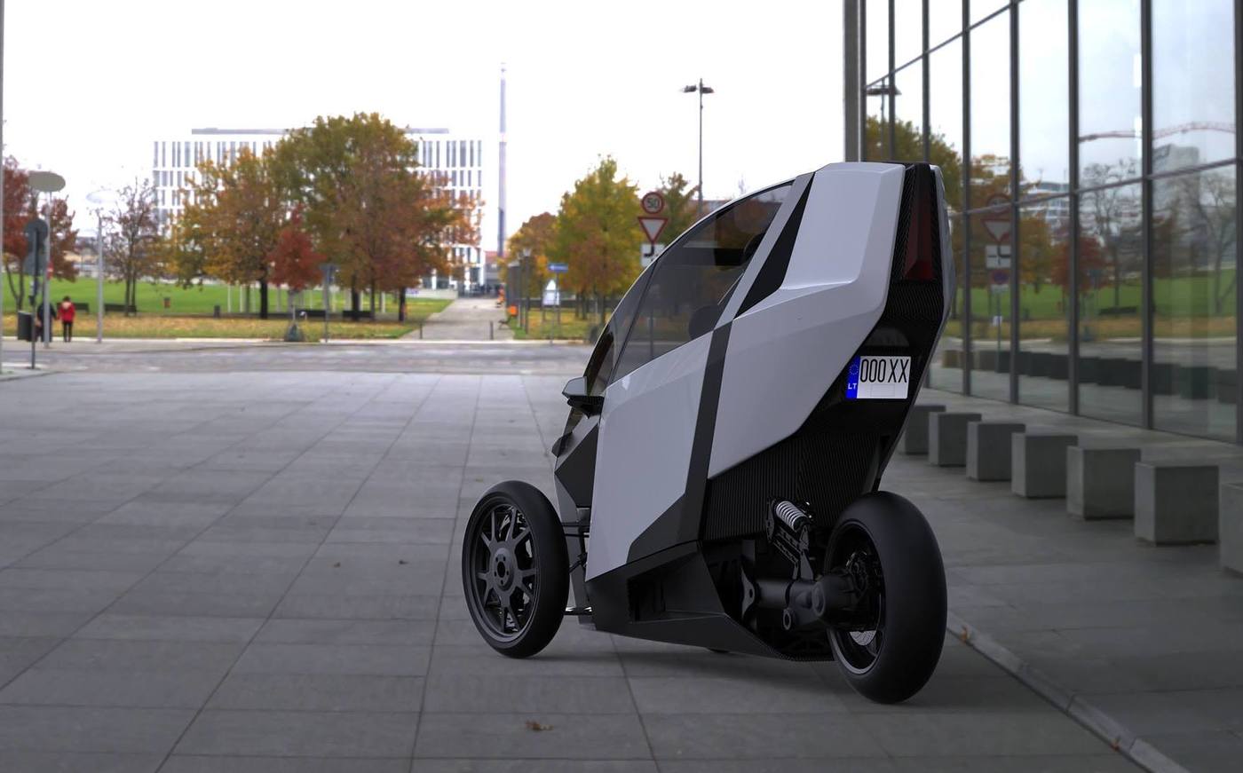 imagen 3 de AKO Electric Trike, segundo prototipo de un vehículo llamado a revolucionar la movilidad urbana.