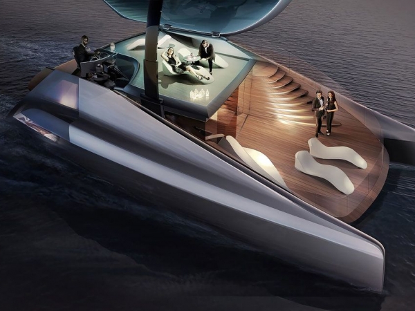 El catamarán de diseño más elegante que hayas visto jamás.