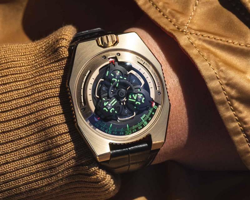imagen 1 de Urwerk UR-100 ‘C3PO’ Watch, un reloj inspirado en Star Wars.