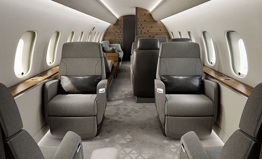 imagen 6 de El primer jet Bombardier Global 5550 ya está en el aire.