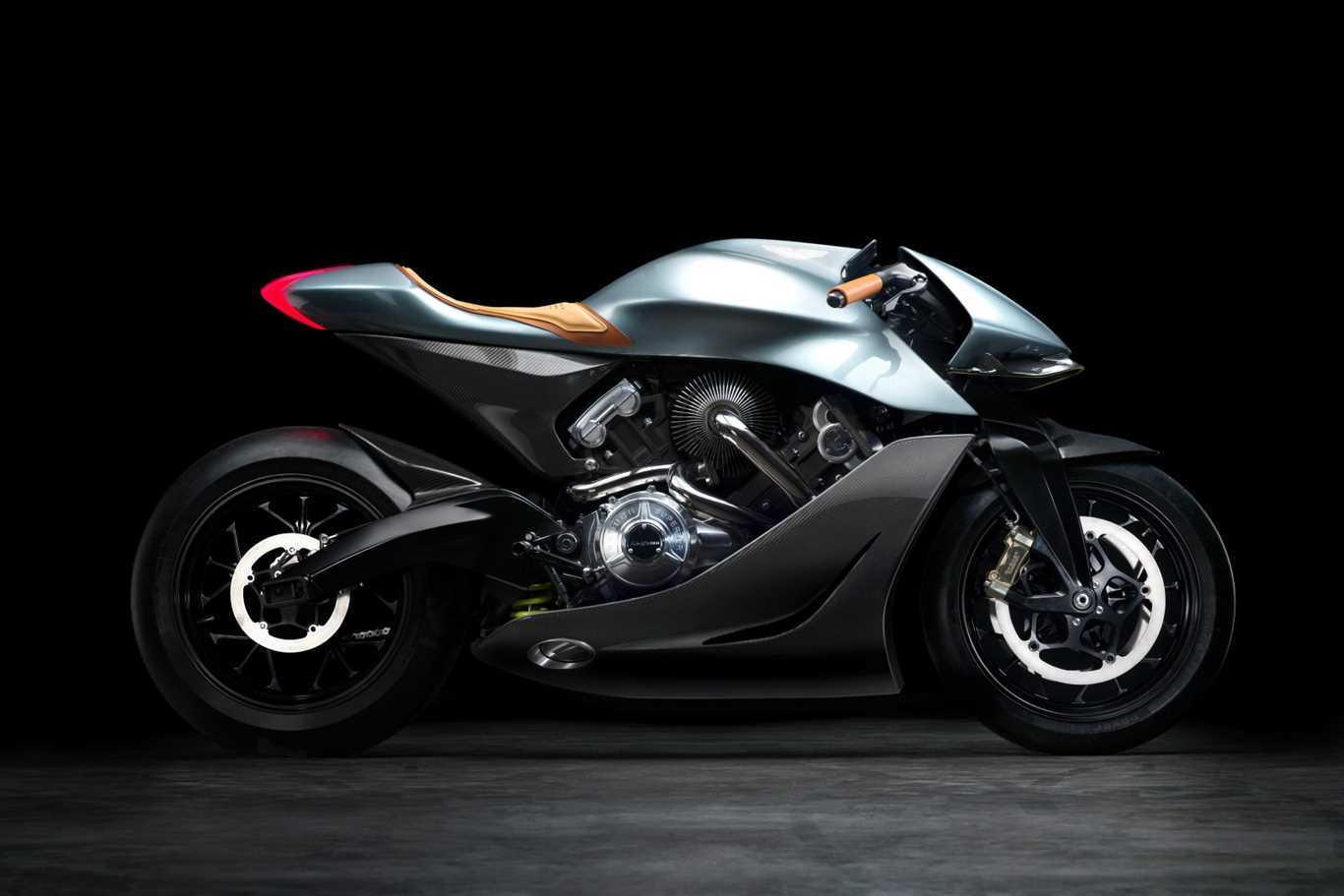 imagen 1 de Aston Martin x Brough AMB 001: la Motocicleta de tus sueños es Aston Martin.