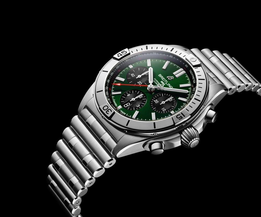 imagen 2 de Chronomat B01 42 Bentley: son las Breitling en punto.