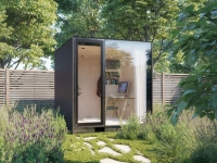 ¿Tienes un patio o un jardín en el que te quepa una pequeña oficina?
