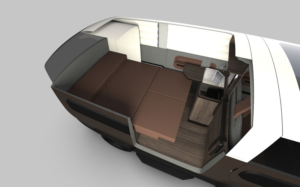 imagen 8 de Ebussy Electric Camper, para los amantes de las vacaciones sobre ruedas.