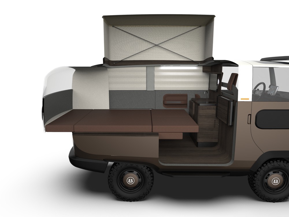 imagen 9 de Ebussy Electric Camper, para los amantes de las vacaciones sobre ruedas.