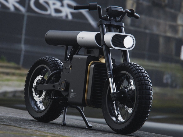 Punch, una motocicleta eléctrica de batería extraíble perfecta para moverte por la ciudad.